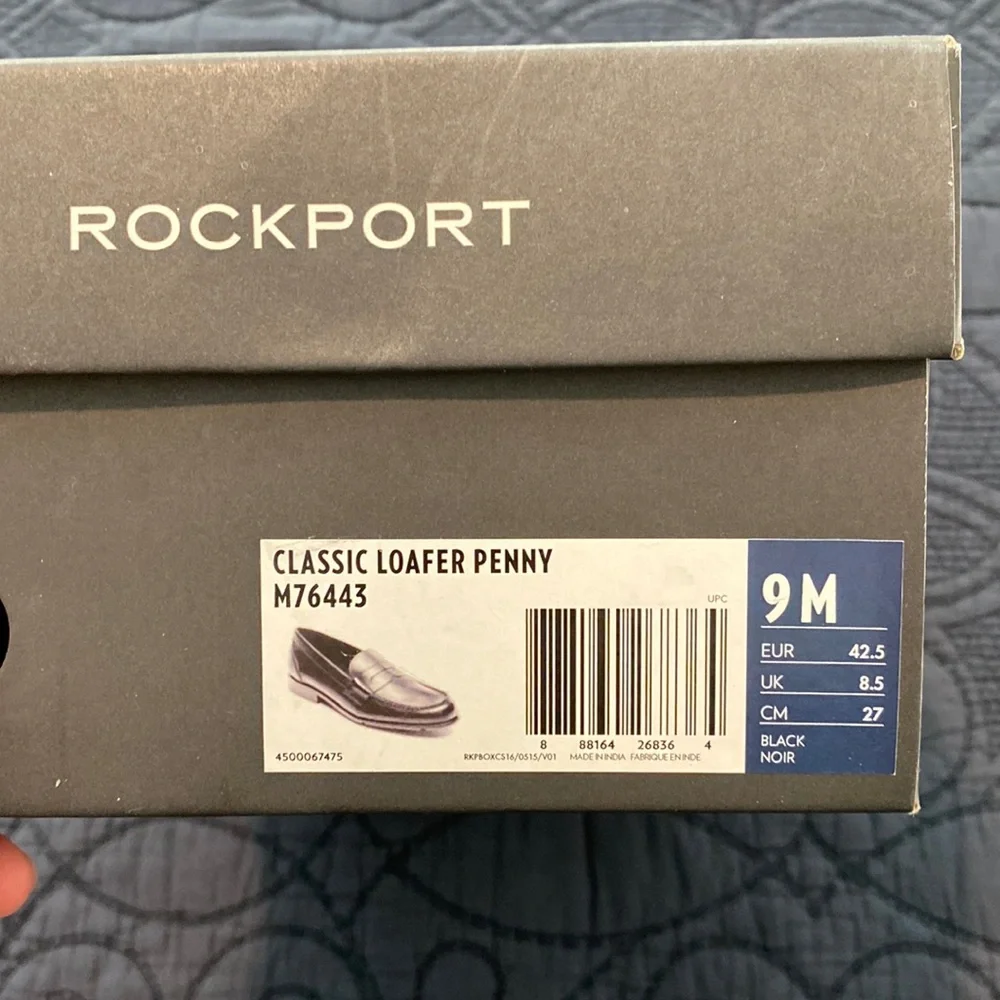 Men’s Rockport Classic Loafer Penny Size 9 - Picture 1 of 9